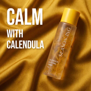 Calendula Toner | SEASON:ING Nước Hoa Cúc 180ml | Real Calendula Flower Hyaluronic Acid K-Beauty