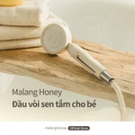 [Malang Honey] Đầu vòi sen tắm cho bé – Điều chỉnh áp lực nước mềm mại, Chức năng ON/OFF, Lọc kép từ thiên nhiên, Đạt 12 chứng nhận an toàn — ảnh 2