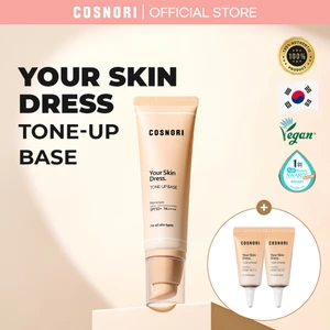 Kem nền trang điểm COSNORI Your Skin Dress chống nắng mỏng nhẹ 50ml+5ml*2
