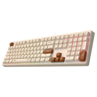 Bàn phím có dây USB kích thước đầy đủ ABKO MK108 dành cho văn phòng & chơi game, Membran yên tĩnh