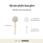 [Malang Honey] Đầu vòi sen tắm cho bé – Điều chỉnh áp lực nước mềm mại, Chức năng ON/OFF, Lọc kép từ thiên nhiên, Đạt 12 chứng nhận an toàn — ảnh 5