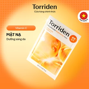 Torriden Mặt nạ giấy dưỡng trắng sáng da CELLMAZING chứa Vitamin C, 1 miếng, Mask