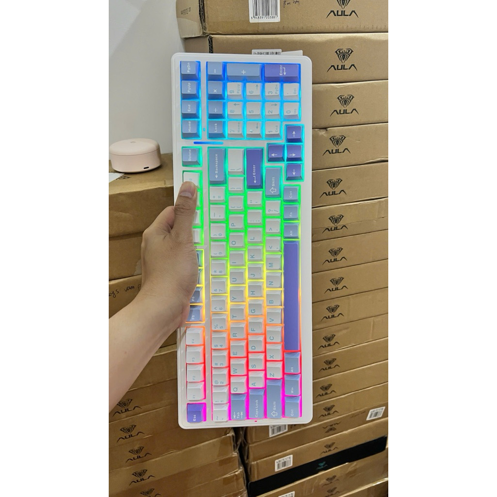 [Hoả tốc] Bàn phím cơ AULA F99 3 Mode Bluetooth 2.4G USB-C | RGB LED | Hot Swap | Layout 99 phím nhỏ gọn | Pin trâu | BigBuy360 - bigbuy360.vn