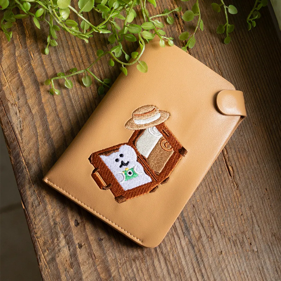 [DINOTAENG] Vỏ hộ chiếu nam châm Dino taeng Marsh Town 2Type / Quokka & BOBOBO