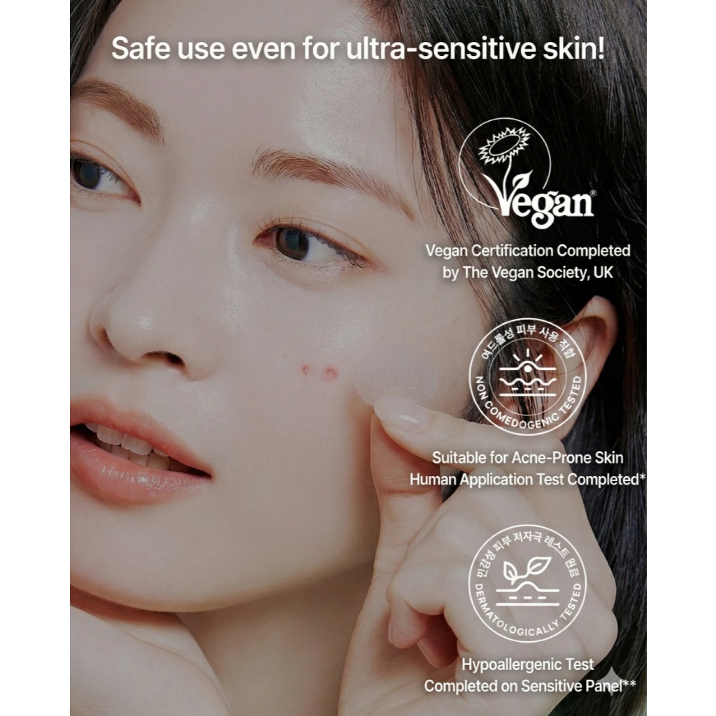 [Acropass] Miếng dán Microcone chữa rắc rối + Giảm mụn tức thì + (Nhỏ / Chính hãng / Rộng)
