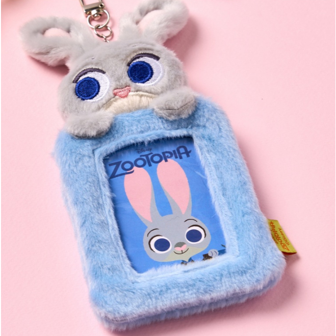[DISNEY] Zootopia Photocard Túi đựng trong suốt quyến rũ Judy / Nick móc khóa