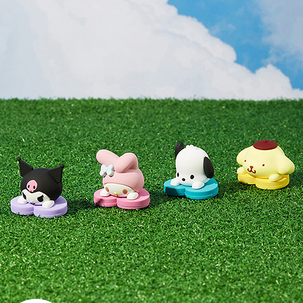 Bút đánh dấu bóng từ tính 3D Sanrio với hình nhân vật Kuromi, My Melody và bạn bè