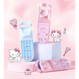 [FILIMILLI] Dụng cụ uốn mi làm nóng dễ uốn + Miếng dán khối Shining Charmmykitty Edition (Xanh lam