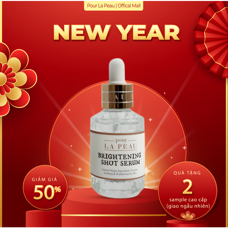 POUR LA PEAU Brightening Shot Serum 30ml – Làm sáng, đều màu, cấp ẩm