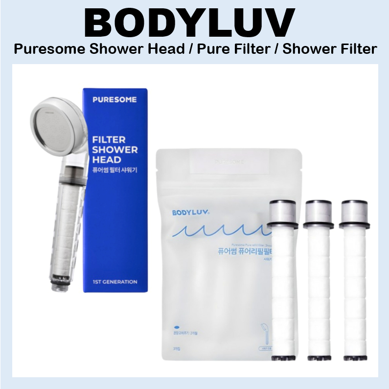 [BODYLUV] Đầu vòi hoa sen Puresome / Bộ lọc tinh khiết / Bộ lọc vòi hoa sen