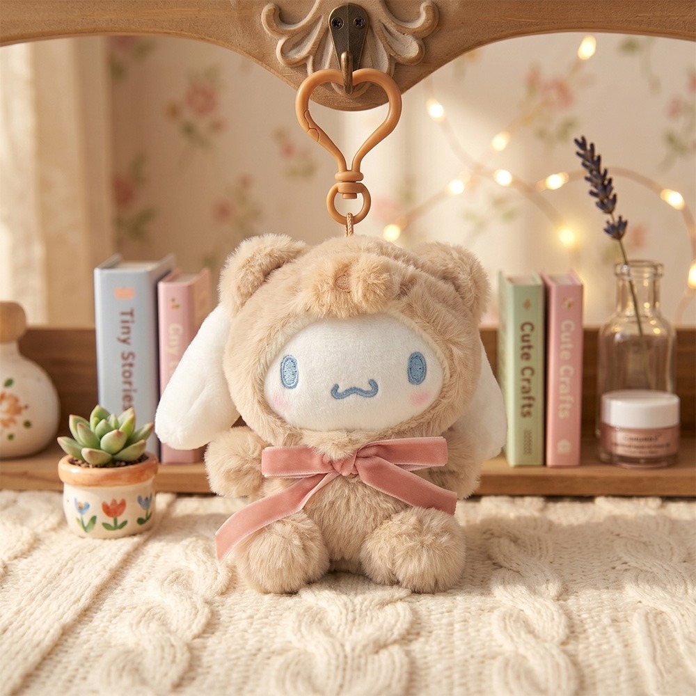 [SANRIO] Túi đựng gấu Latte 13cm (Mymelody / Kitty / Cinnamoroll / Pochacco / Hangyodon / Pompompurin)