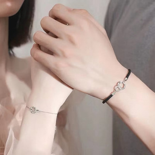 sẵn hàng vòng tay đôi bạc/ vòng hello kitty quà tặng bạn trai/bạn gái