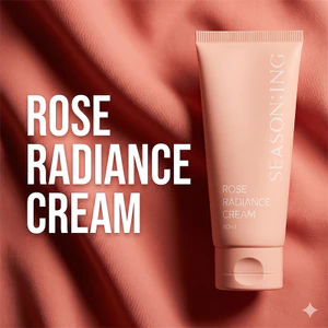 Rose Cream | SEASON:ING Kem Dưỡng Hoa Hồng 80ml | Niacinamide Rose Water Moisturizing K-Beauty