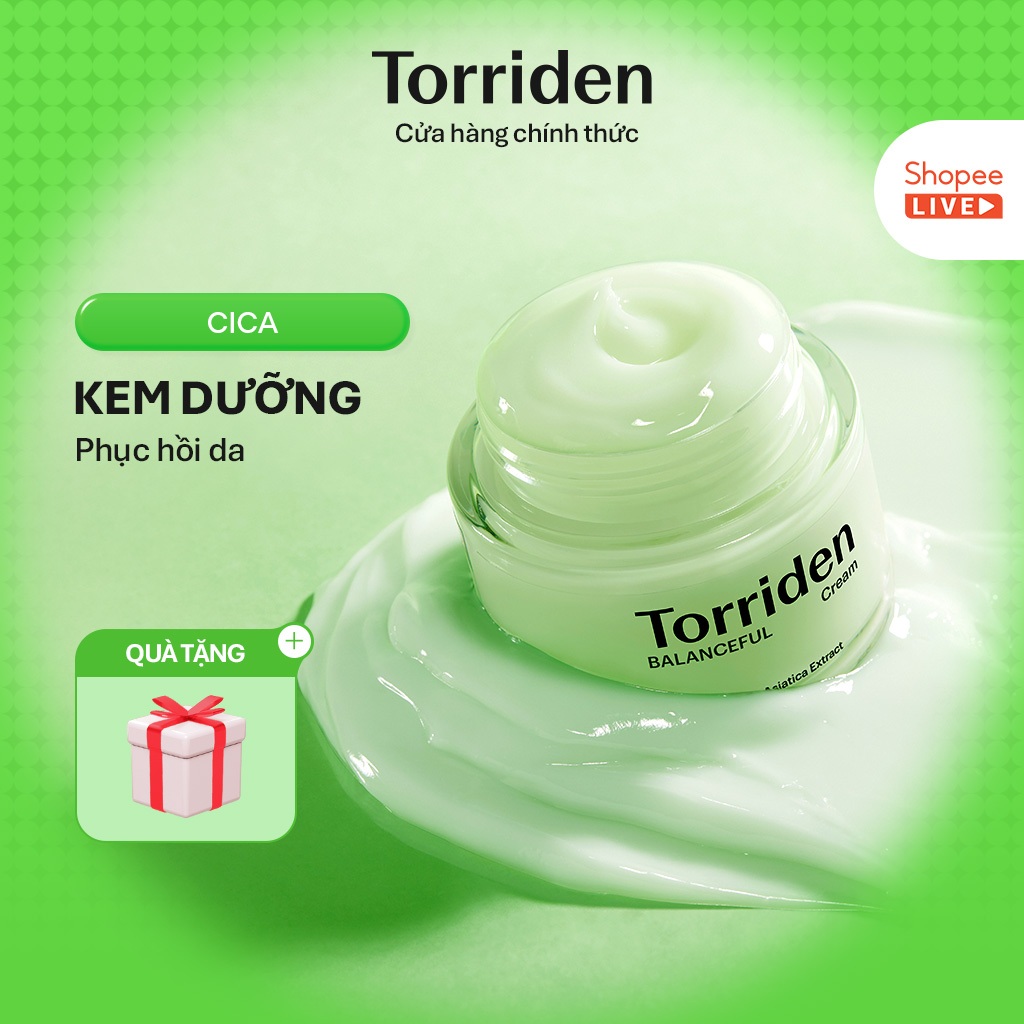 [ Torriden Live ] Kem dưỡng da BALANCEFUL CICA, 80ml, Cream