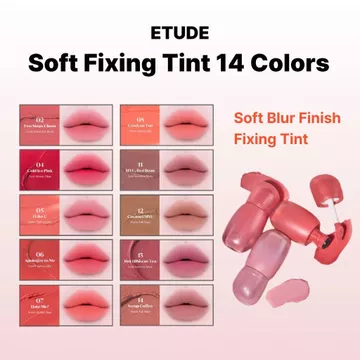 [Etude House] Tint cố định mềm 4g / Blur Velvet Lip Tint / Lâu trôi & Chống chuyển / Soft Matte MLBB Lip Tint / K-Beauty