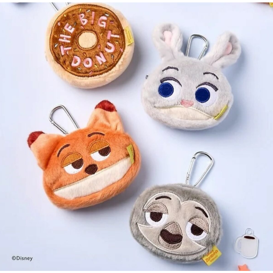 [DISNEY] Túi đựng tiền xu Zootopia Nick, Judy (Cửa hàng bơ hàn quốc)