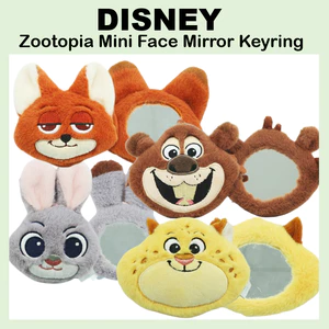 Móc khóa gương mặt Mini Zootopia, Judy, Nibbles, Nick
