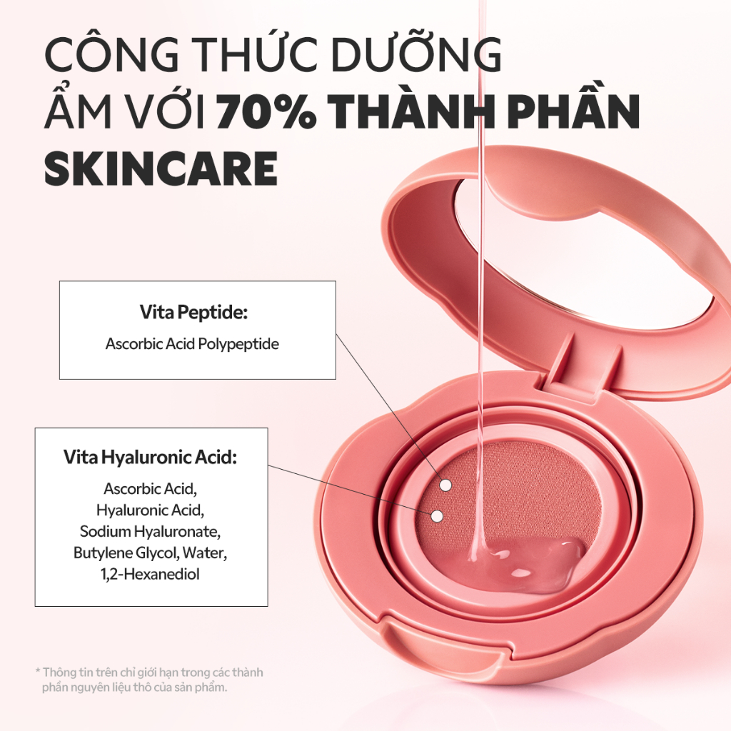 [TIRTIR] *MỚI * Má hồng dạng lưới cushion Airy Bloom Mesh Blush (5g)