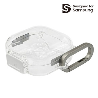 Samsung - ốp lưng kẹp trong suốt có carabiner cho galaxy buds 4 / 4 pro