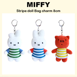 Túi búp bê sọc quyến rũ 8cm (Miffy / Poppy / Dan)