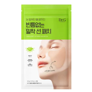 Dr.G miếng dán chống nắng rộng nhẹ màu xanh lá cây 4ea