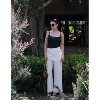 𝙑𝘼𝙉𝙄 𝙋𝘼𝙉𝙏 - Quần Linen Tà Chéo ( Tà Rời )
