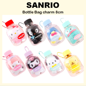 Túi đựng chai quyến rũ 8cm Sanrio được cấp phép (Hangyodon / Tuxedosam / Chococat / Kitty / Kuromi / P