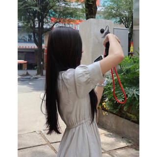 𝙍𝙄𝙉 𝘿𝙍𝙀𝙎𝙎 - Đầm Linen Sơ Mi Tay Lửng