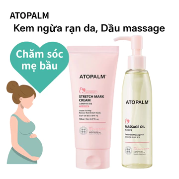 [Atopalm] Kem Dưỡng Da Mẹ Bầu 150ml | Dầu Massage Chống Rạn Da 120ml | Kem Chống Rạn Da Mẹ Bầu | Dầu Dưỡng Da Cho Bà Bầu