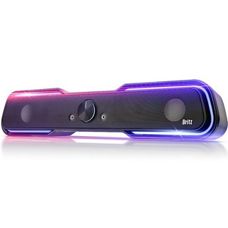 Loa để bàn chạy bằng USB chơi game Britz BZ-SL10 RGB có đầu vào AUX