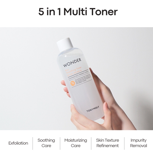 TONYMOLY Wonder Rice Smoothing Toner Toner gạo cấp ẩm da căng bóng