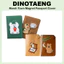 Vỏ hộ chiếu nam châm Dino taeng Marsh Town 2Type / Quokka & BOBOBO