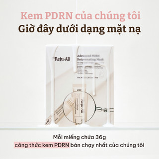 [Dr.Reju-All Official] PD2 Mặt Nạ PDRN Phục Hồi Da 4ea*1BOX | Chống lão hóa, Da khô, Phục hồi hàng rào da 1.200ppm, Mặt nạ sợi mềm, Dùng cho mặt & cổ, Tinh chất đậm đặc trong mặt nạ Niacinamide,Collagen, Peptide