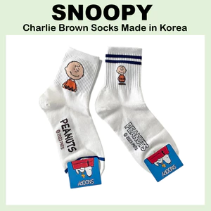 Tất Charlie Brown phong cách Hàn Quốc, sản xuất tại Hàn Quốc, với 2 lựa chọn mẫu