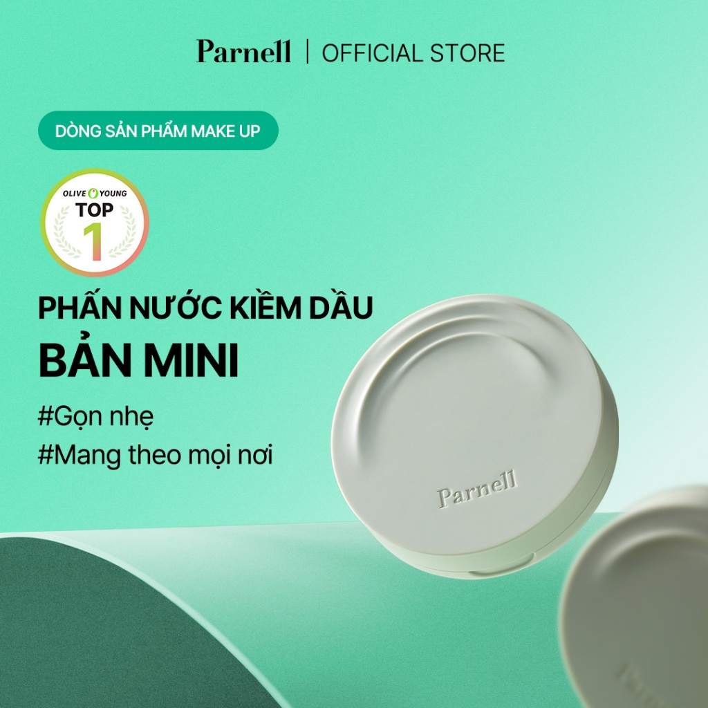 [Parnell Chính hãng] Bản Mini Phấn nước kiềm dầu thế hệ mới, nền mịn lì, nền tự nhiên, lâu trôi Parnell Serum Cicamanu in Matte Cushion SPF50 PA + +, 7g