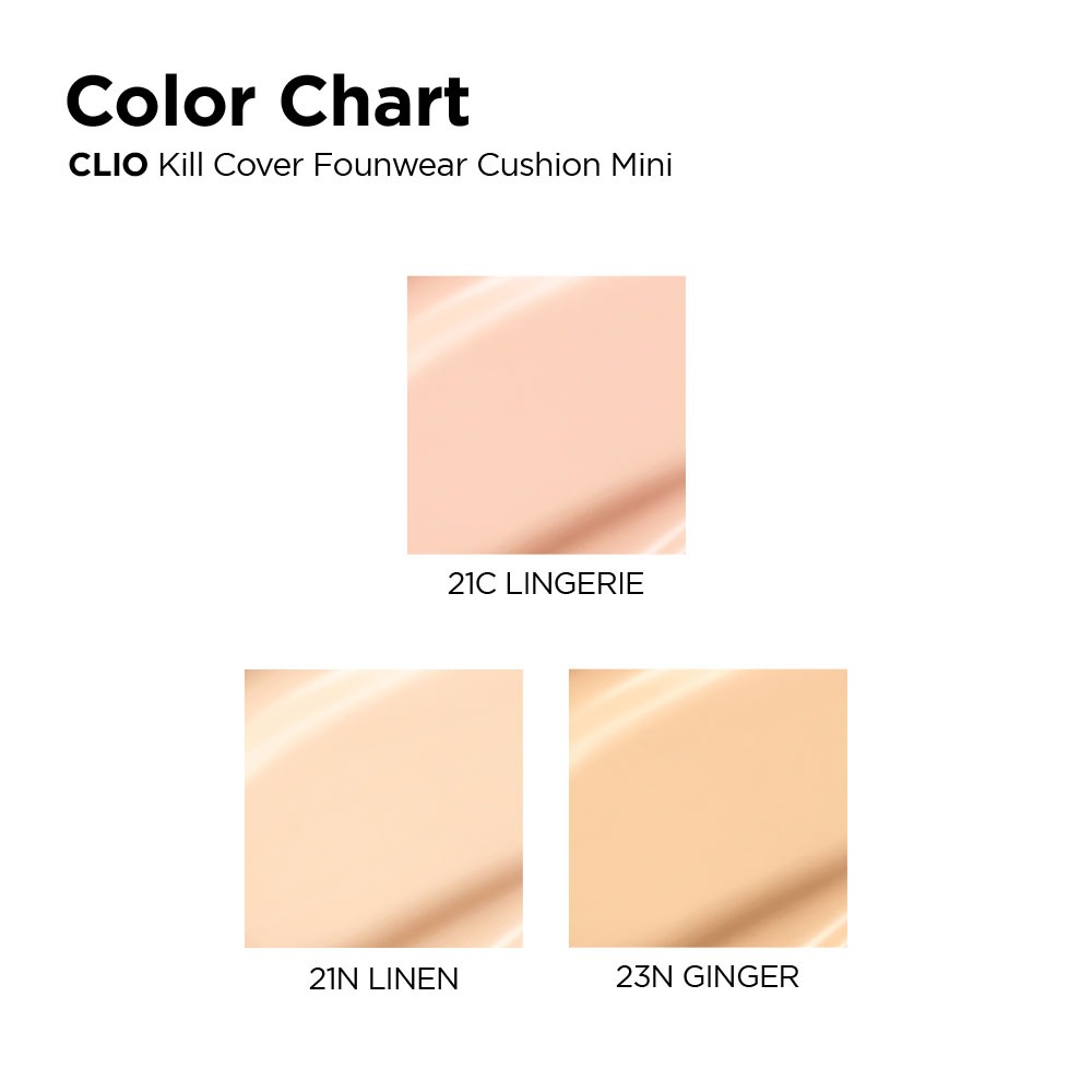 [CLIO - MINI VER NEW] Kill Cover Founwear Cushion - độ che phủ mạnh mẽ, tự nhiên và lâu trôi - 5 màu