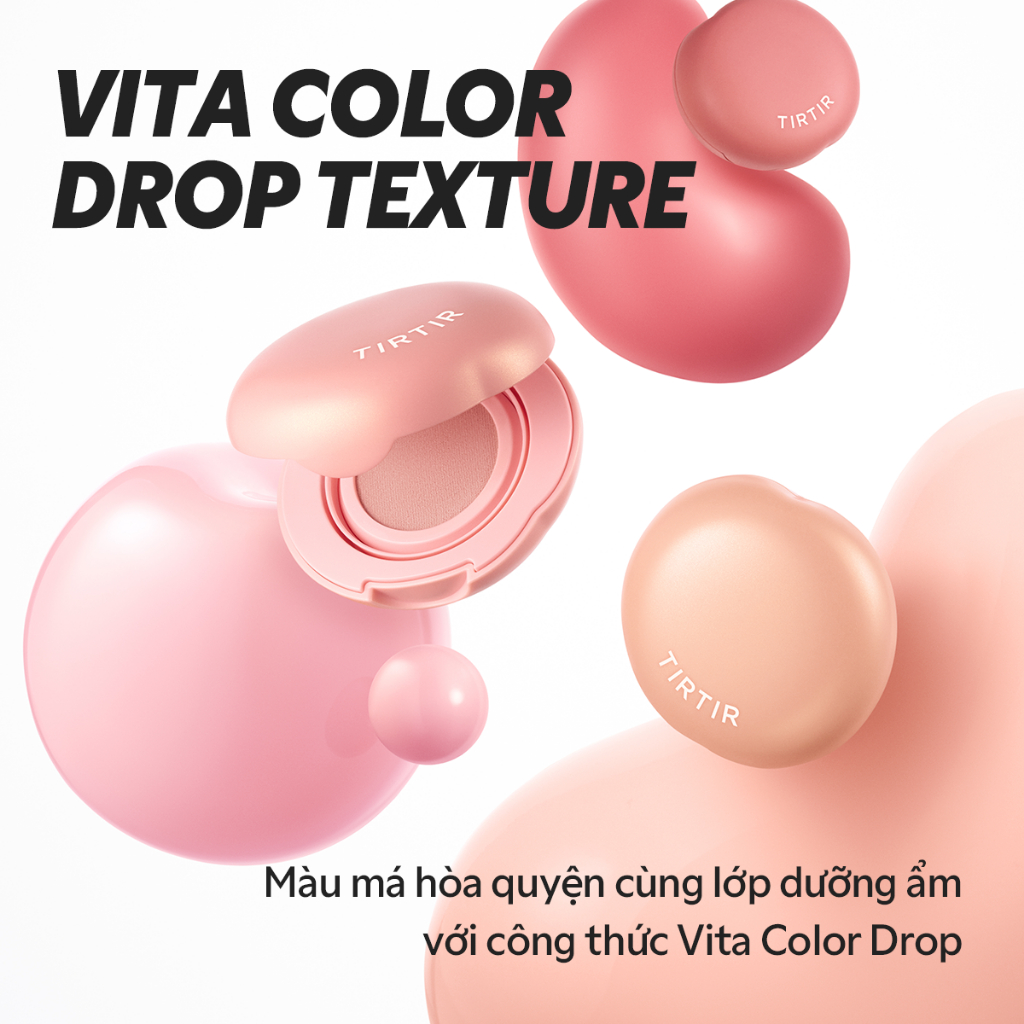 [TIRTIR] *MỚI * Má hồng dạng lưới cushion Airy Bloom Mesh Blush (5g)