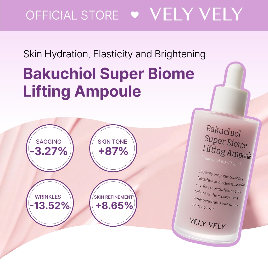 VELY VELY] Bakuchiol Super Biome Lifting Ampoule 100ml / 3.38 fl