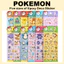 2026 Nhãn dán 5 kích thước MỚI NĂM KÍCH THƯỚC Epoxy Deco Sticker Charmander / Ditto / Snorlax / Eevee