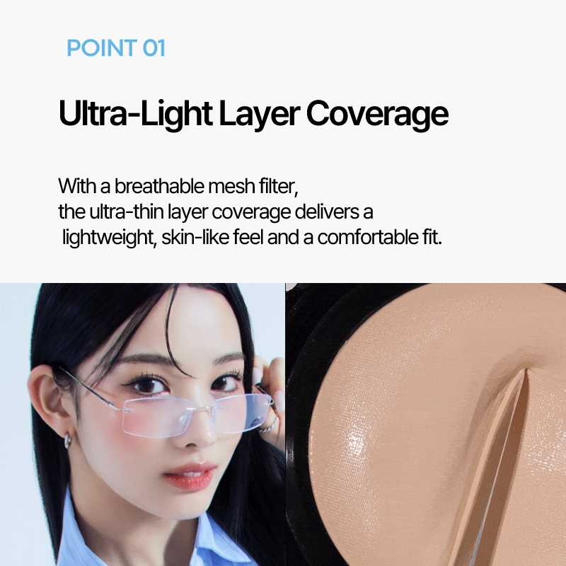 TONYMOLY Phấn nước Skin Tone Fixing Cover Cushion 13g SPF40 PA++ (Có Refills) Bền Màu, Bán Lì