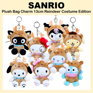 Túi sang trọng Charm 13cm Phiên bản trang phục tuần lộc Pompompurin / Pochacco / Chococat / Hangyodon
