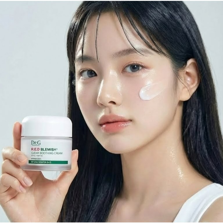 [Dr.G] Bộ đặc biệt Kem dưỡng dịu trong suốt Red Blemish - 50ml + 10ml No-Box Deal (1 Gói)