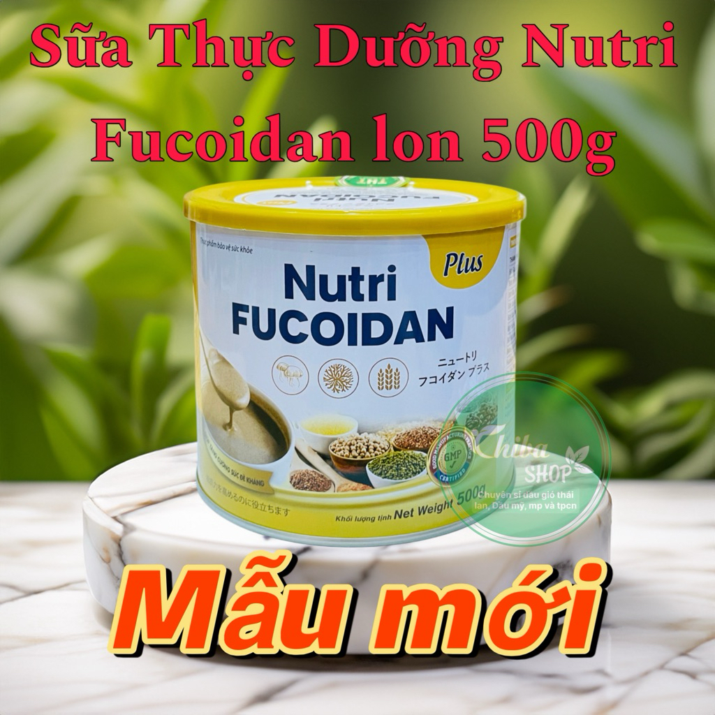 Sữa Fucoidan ,sữa hạt thực dưỡng lon 500gr - Bữa ăn cân đối và khoẻ mạnh
