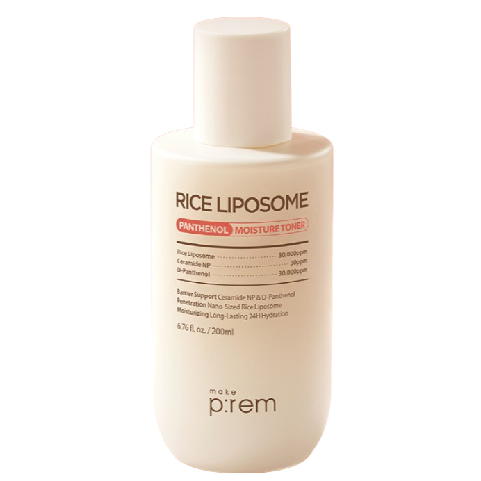 Makeprem Mực dưỡng ẩm Rice Liposome Panthenol 200ml