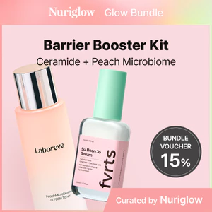 Bộ tăng áp rào cản (Ceramide + Peach Microbiome) | Gói Glow bán chạy nhất, da nhạy cảm, da nhờn