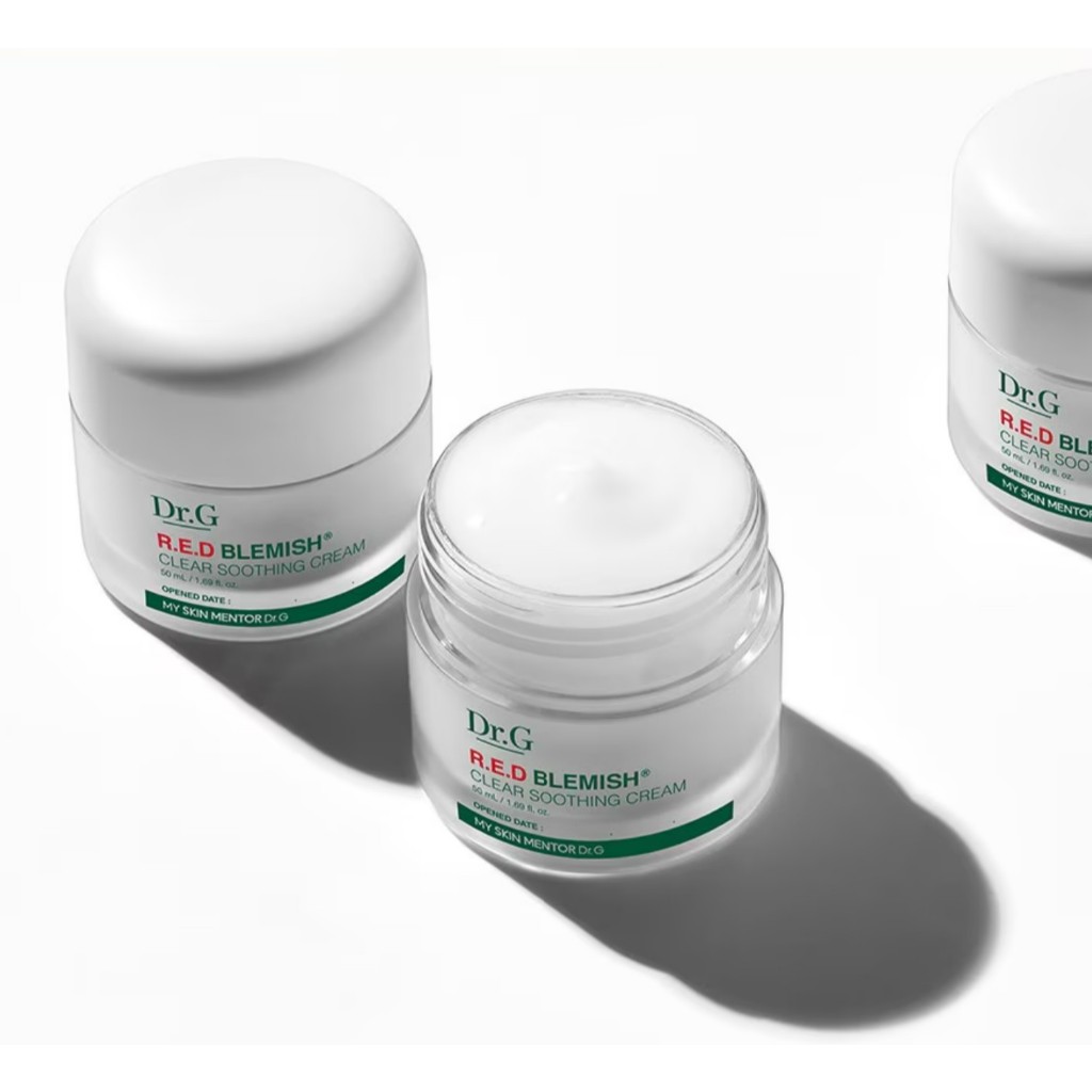 [Dr.G] Bộ đặc biệt Kem dưỡng dịu trong suốt Red Blemish - 50ml + 10ml No-Box Deal (1 Gói)