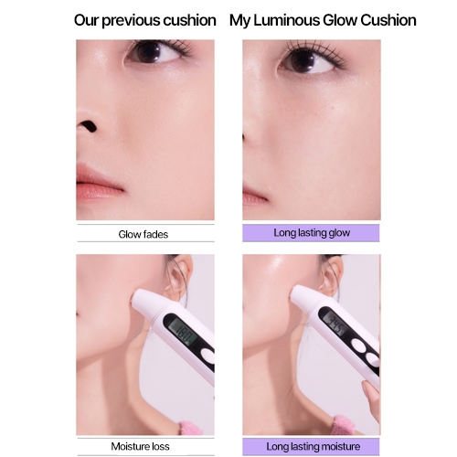 TONYMOLY Phấn nước My Luminous Gel Glow Cushion 15g SPF40 PA++ Dưỡng ẩm, nền mịn