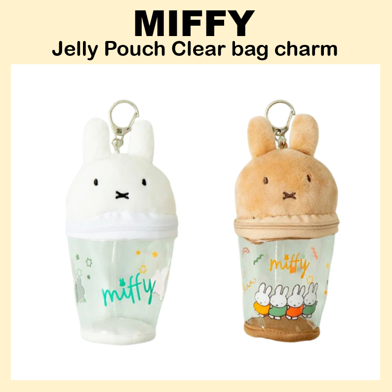 [MIFFY] Túi thạch Móc khóa quyến rũ túi trong suốt