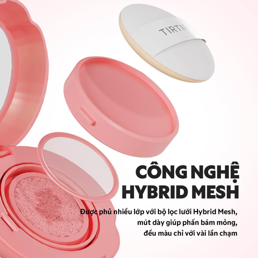 [TIRTIR] *MỚI * Má hồng dạng lưới cushion Airy Bloom Mesh Blush (5g)