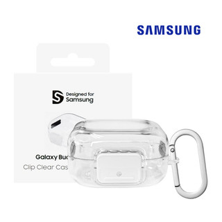 Samsung - ốp lưng kẹp trong suốt có carabiner cho galaxy buds 4 / 4 pro